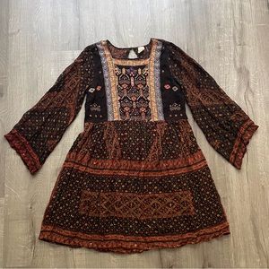 Akemi + Kin Munro Embroidered Tunic Dress